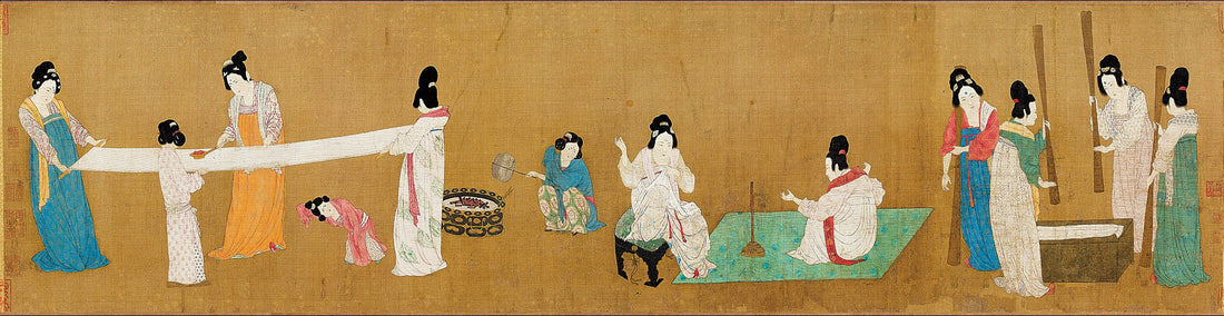 All You Need To Know About “Court Ladies Preparing Newly Woven Silk" Chinese Artwork