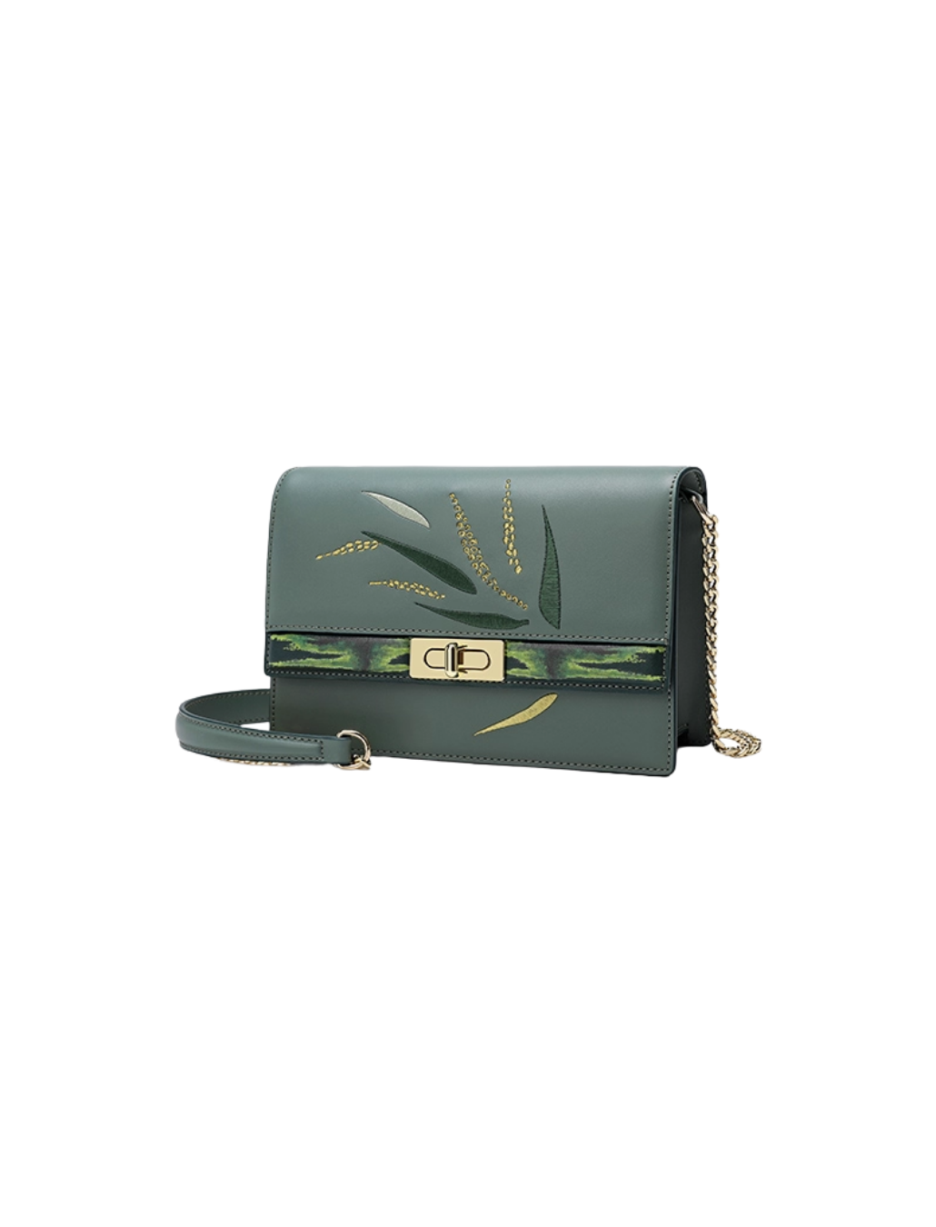 Tang Imperial 23 Embroidered Bamboo Sonata Clutch