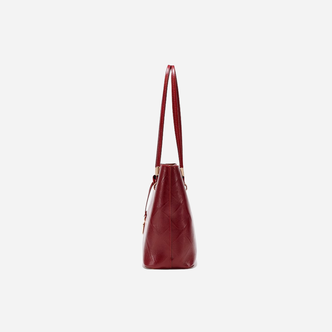 Tang Red 28 Glazed Scarlet Tote