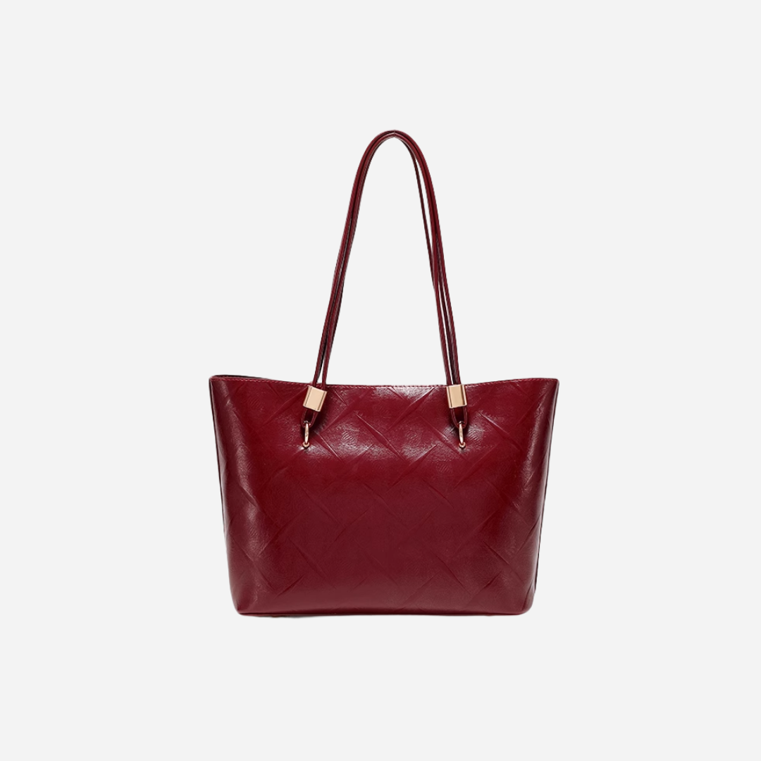 Tang Red 28 Glazed Scarlet Tote