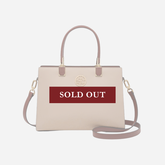 Tang Red 28 Crescent Regal Tote