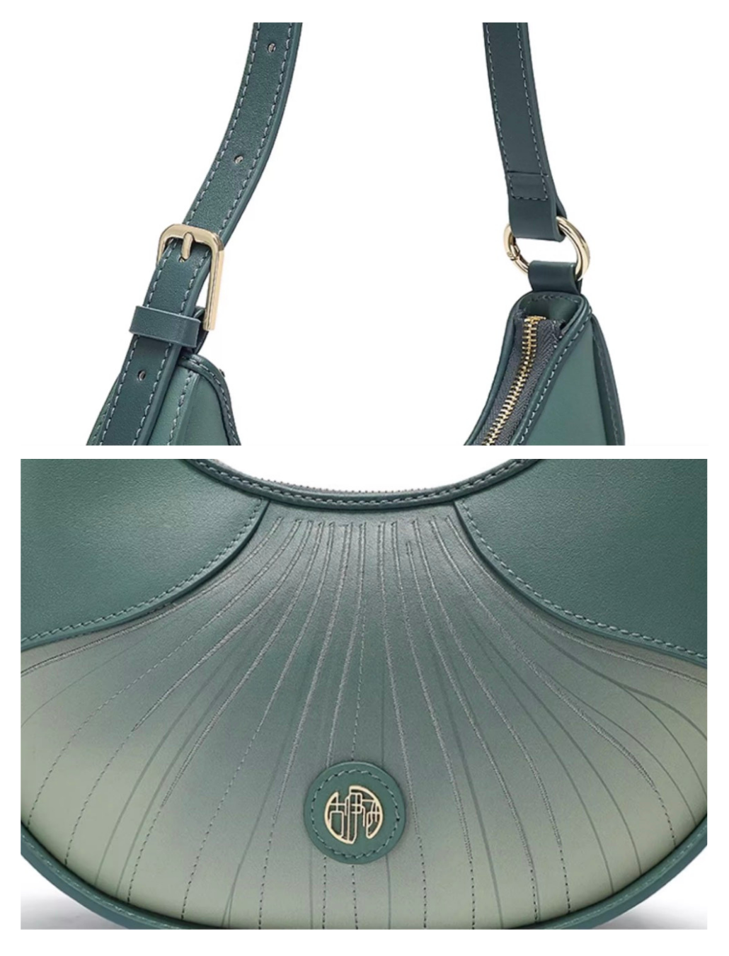 Tang Imperial 25 Embroidered Ginkgo Waltz Shoulder Bag