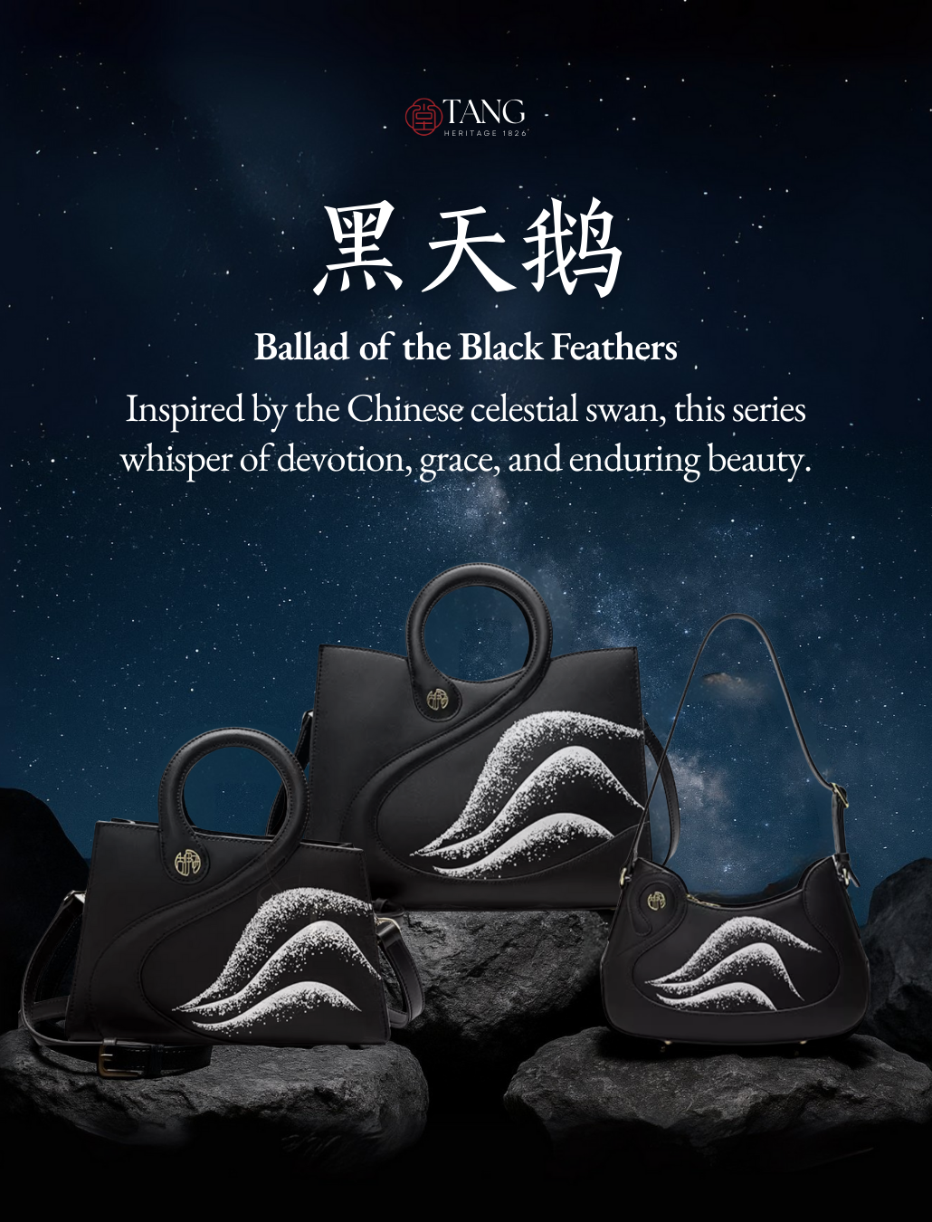 Tang Imperial 28 Ballad of the Black Feathers Tote