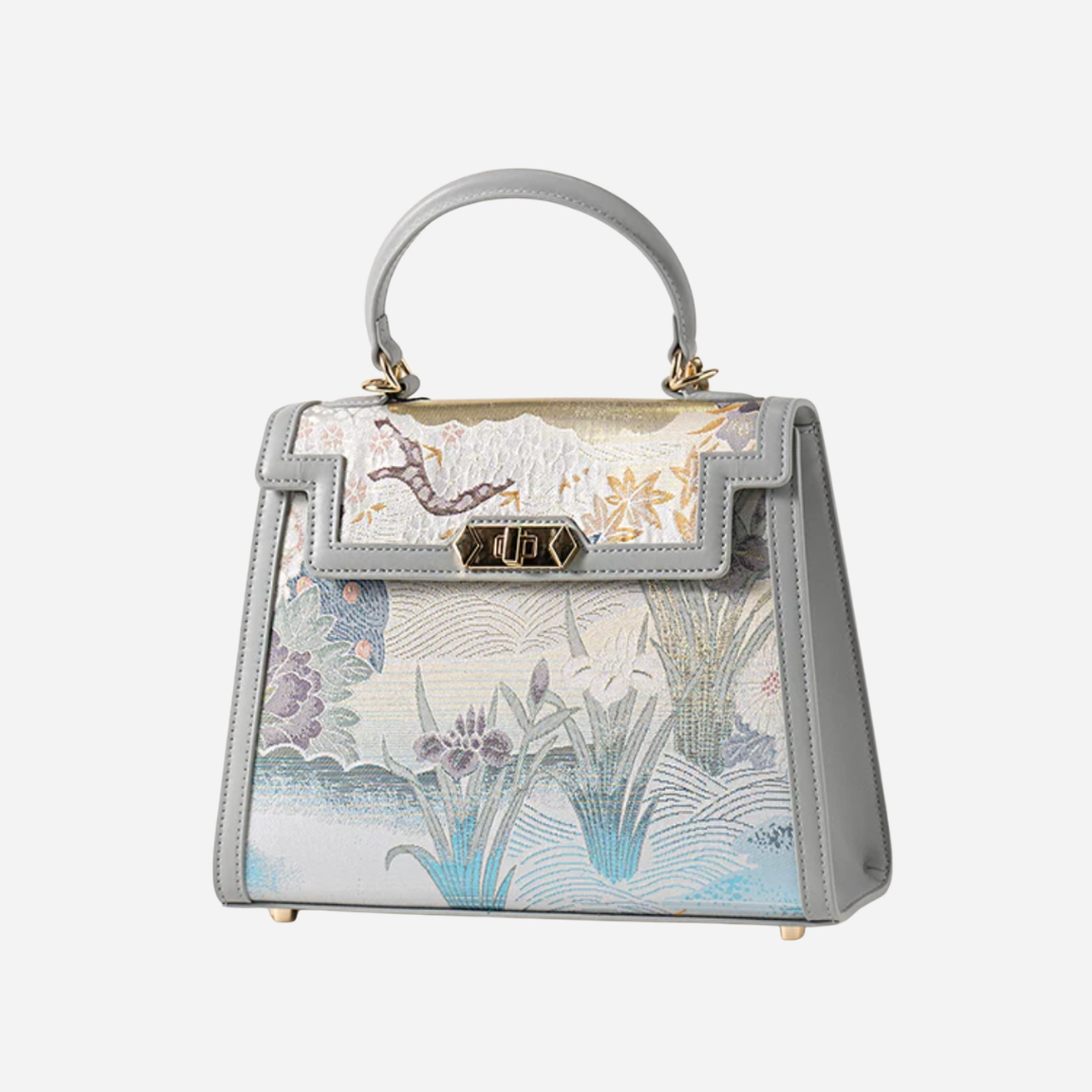Tang Gold 24 Four Seasons Brocade Tote