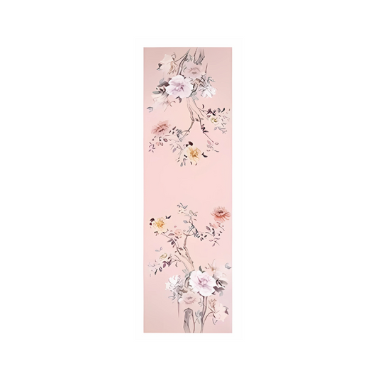 Melody of Peonies Mulberry Silk Scarf (170x53cm)