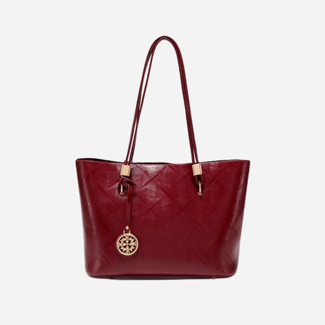 Tang Red 28 Glazed Scarlet Tote