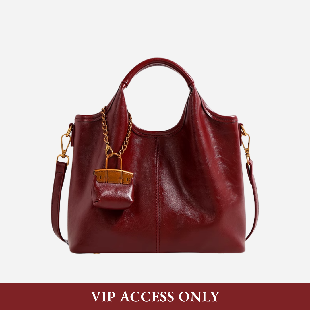 Tang Red 27 Glazed Scarlet Tote