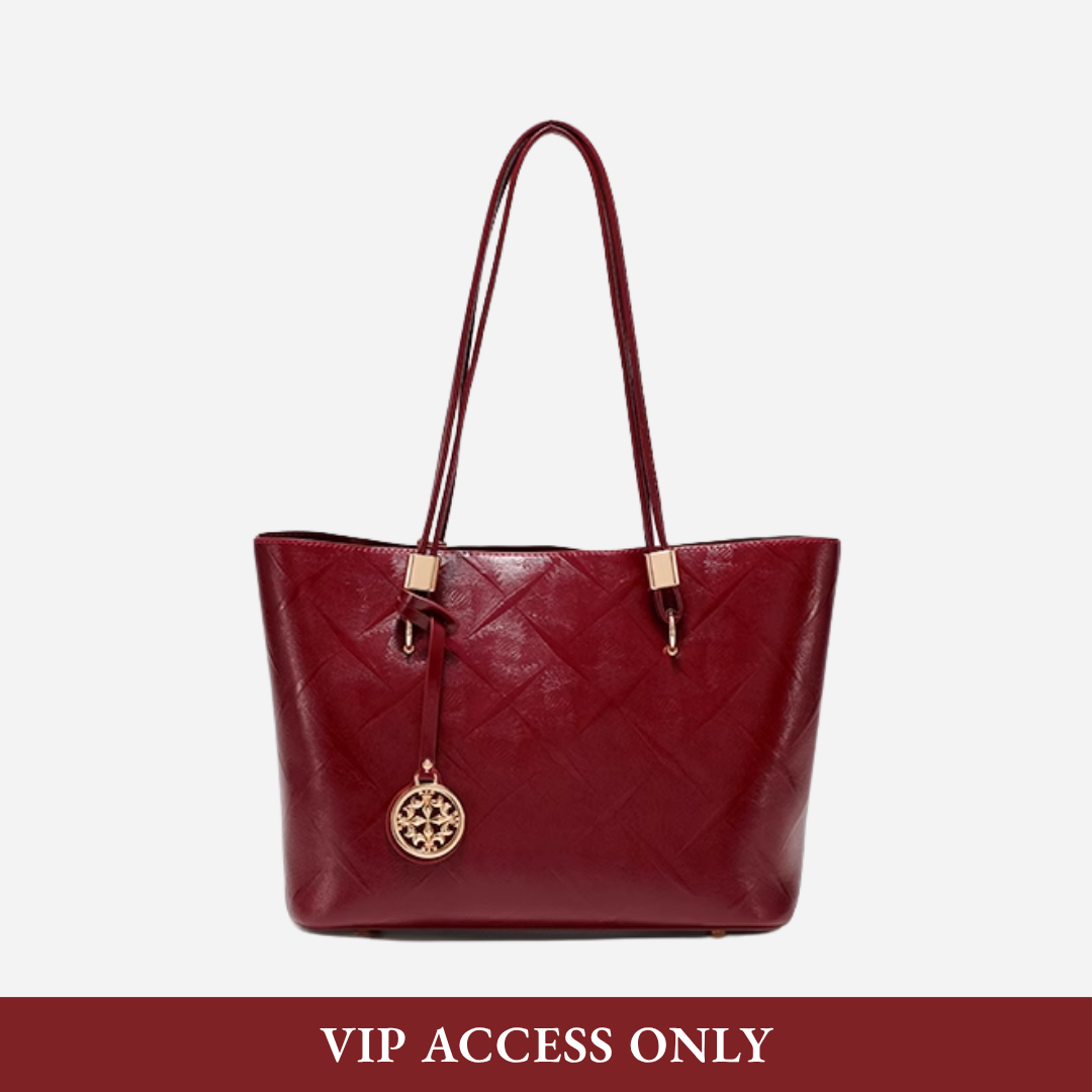 Tang Red 28 Glazed Scarlet Tote
