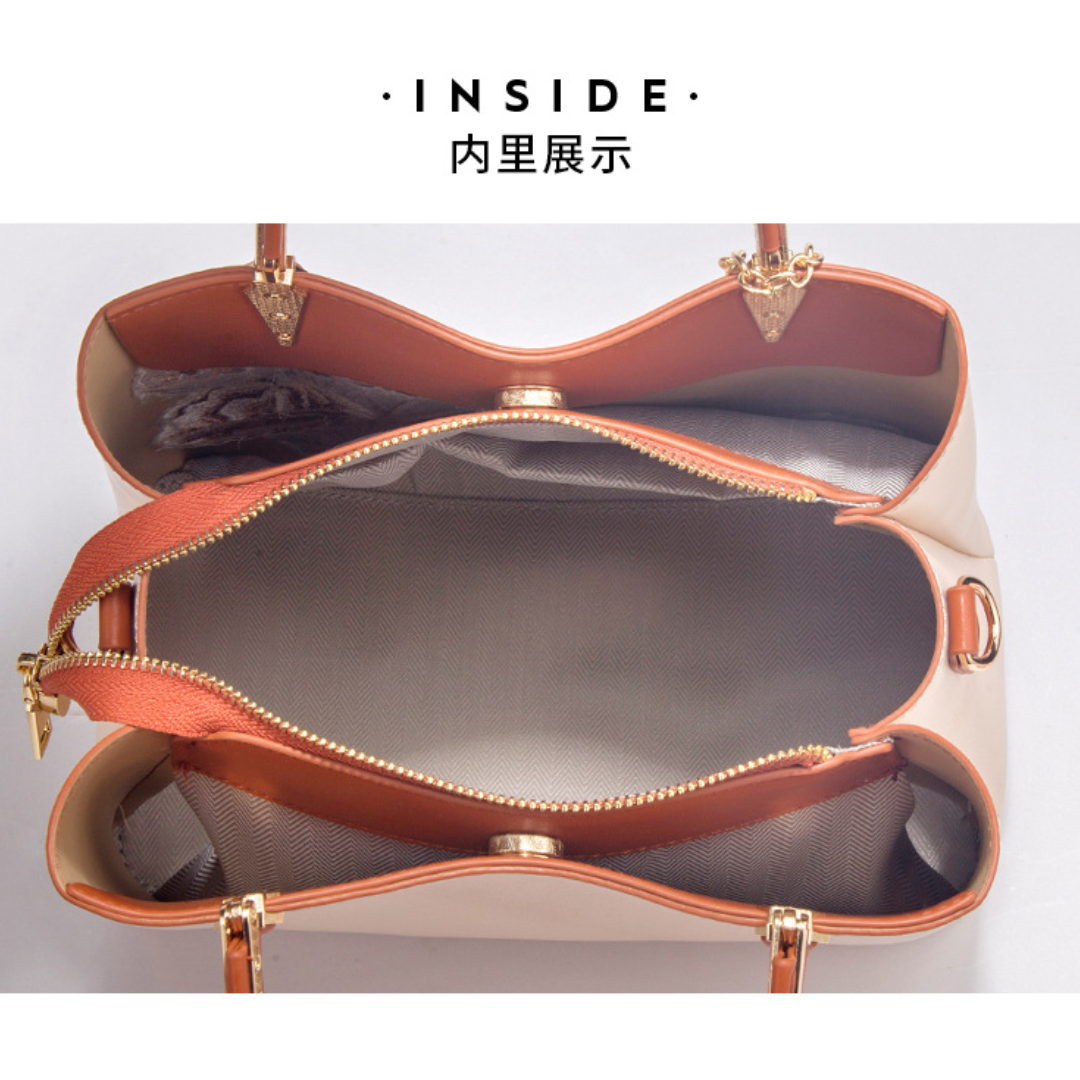 Tang Red 28 Embroidered-Peony Tote IV