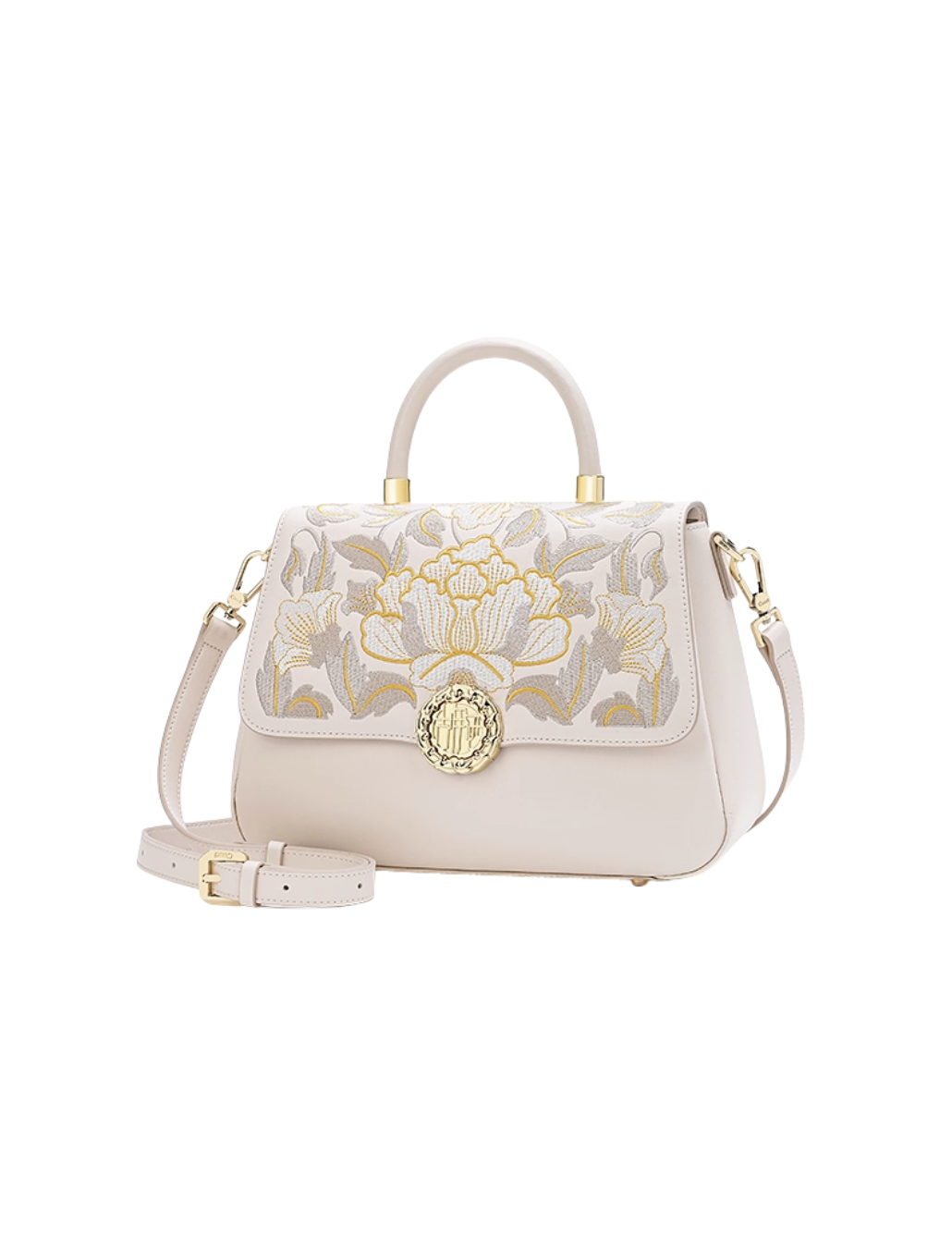 Tang Imperial 25 Embroidered Blossoms Tote