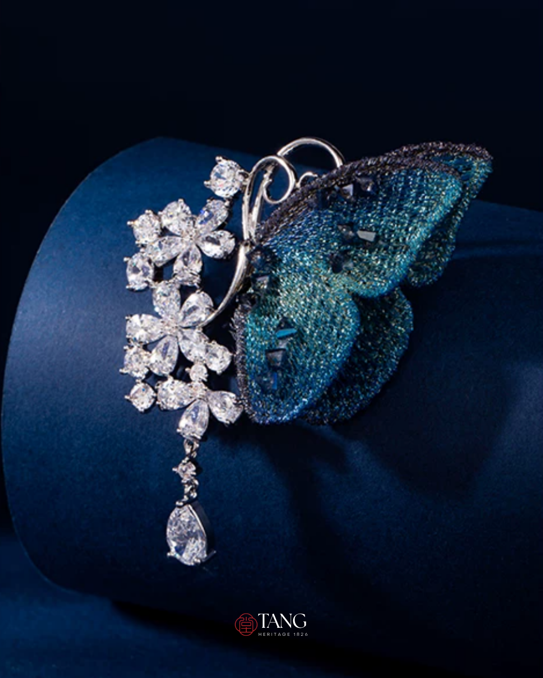Dusk and Dawn Butterfly Brooch