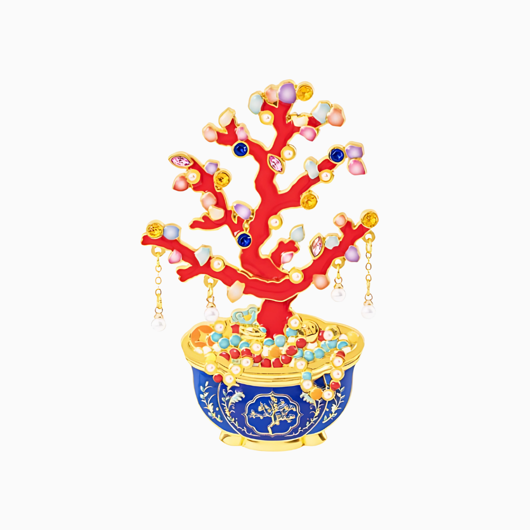 Fortune in Bloom Plum Blossom Magnet Gift Set