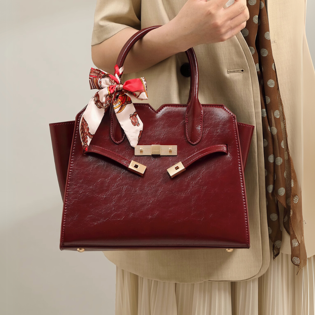 Tang Red 29 Glazed Scarlet Tote