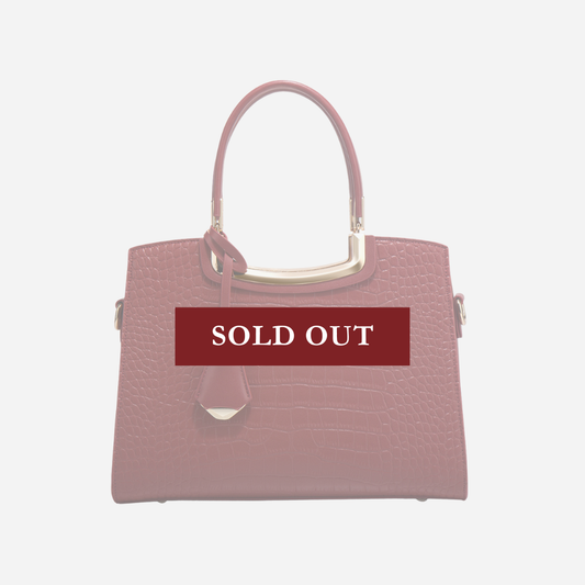 Tang Red 29 Crocodile-Embossed Tote III