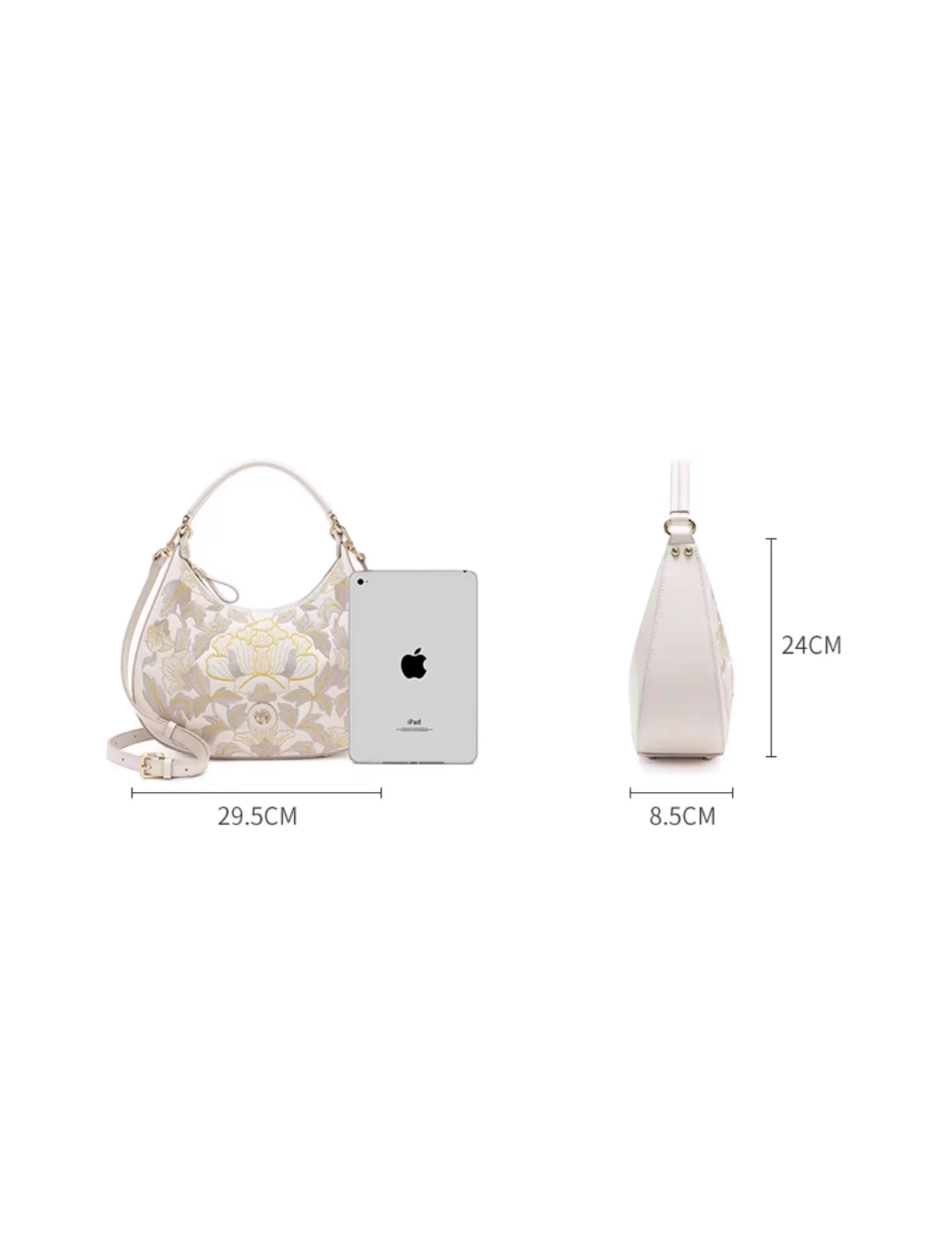 Tang Imperial 25 Embroidered Blossoms Clutch