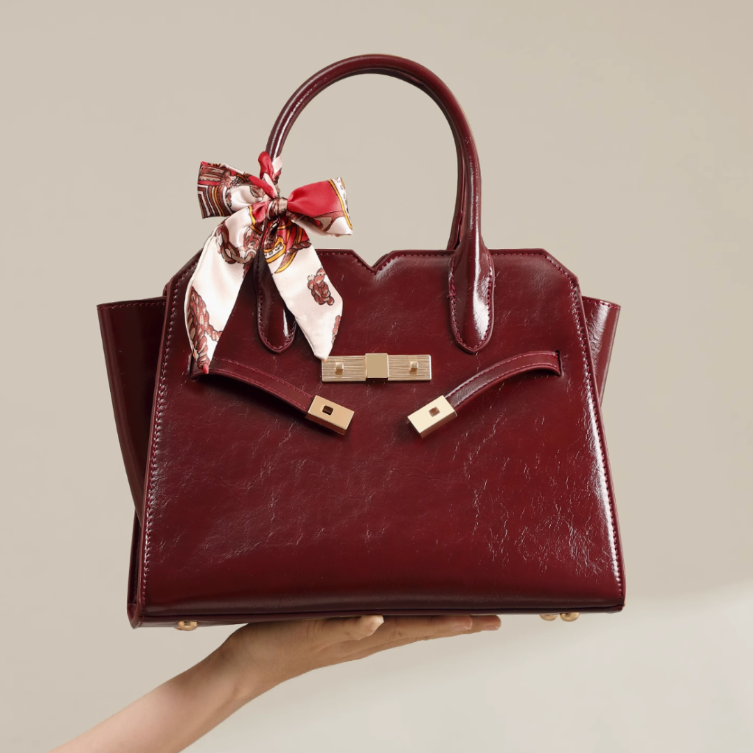 Tang Red 29 Glazed Scarlet Tote