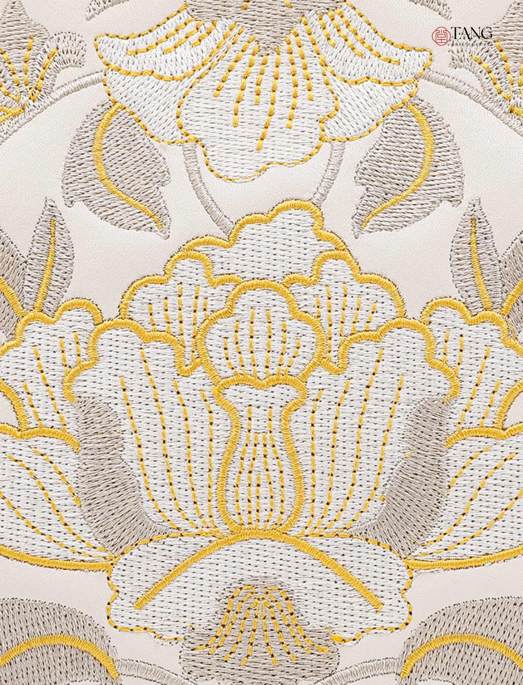 Tang Imperial 30 Embroidered Blossoms Tote