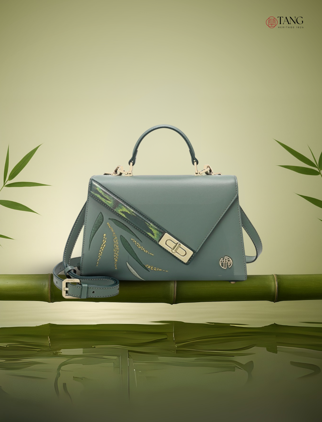 Tang Imperial 25 Embroidered Bamboo Sonata Tote