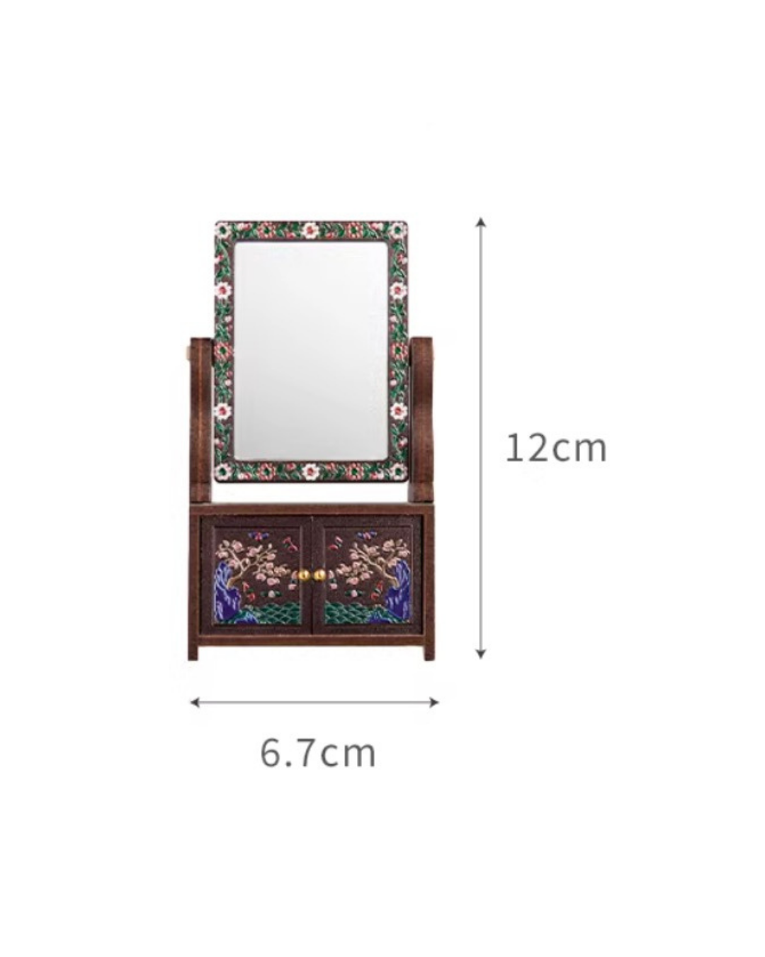 Vanity Relic Mirror Box Fridge Magnet