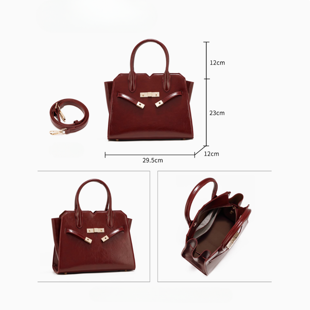Tang Red 29 Glazed Scarlet Tote