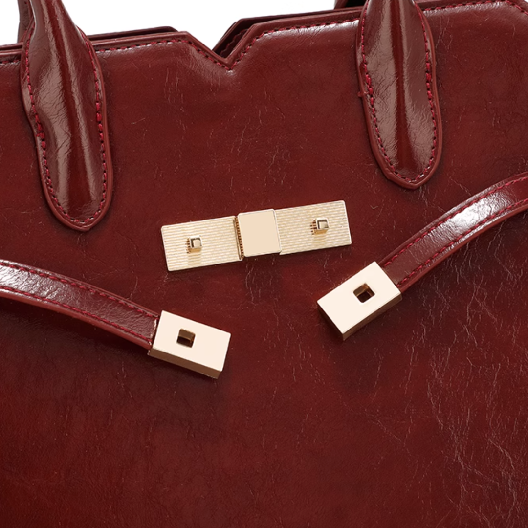 Tang Red 29 Glazed Scarlet Tote