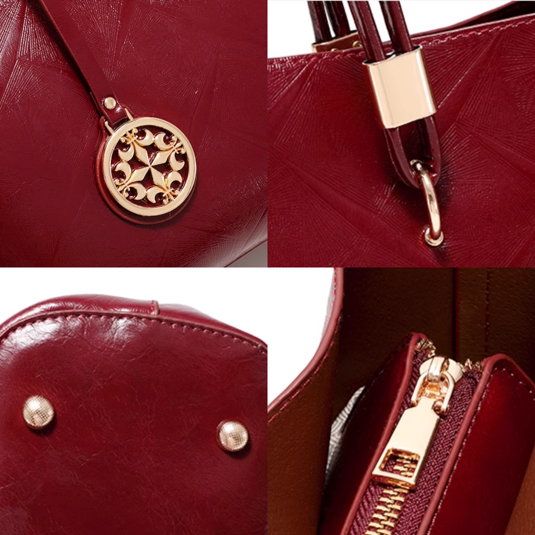 Tang Red 28 Glazed Scarlet Tote