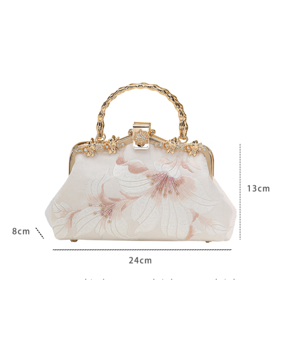 Tang Bloom Fuchsia Clutch