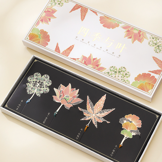 Four Seasons Bookmark Gift Set (Pastel Series)