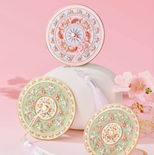 Imperial Floral Birds Mirror Gift Set