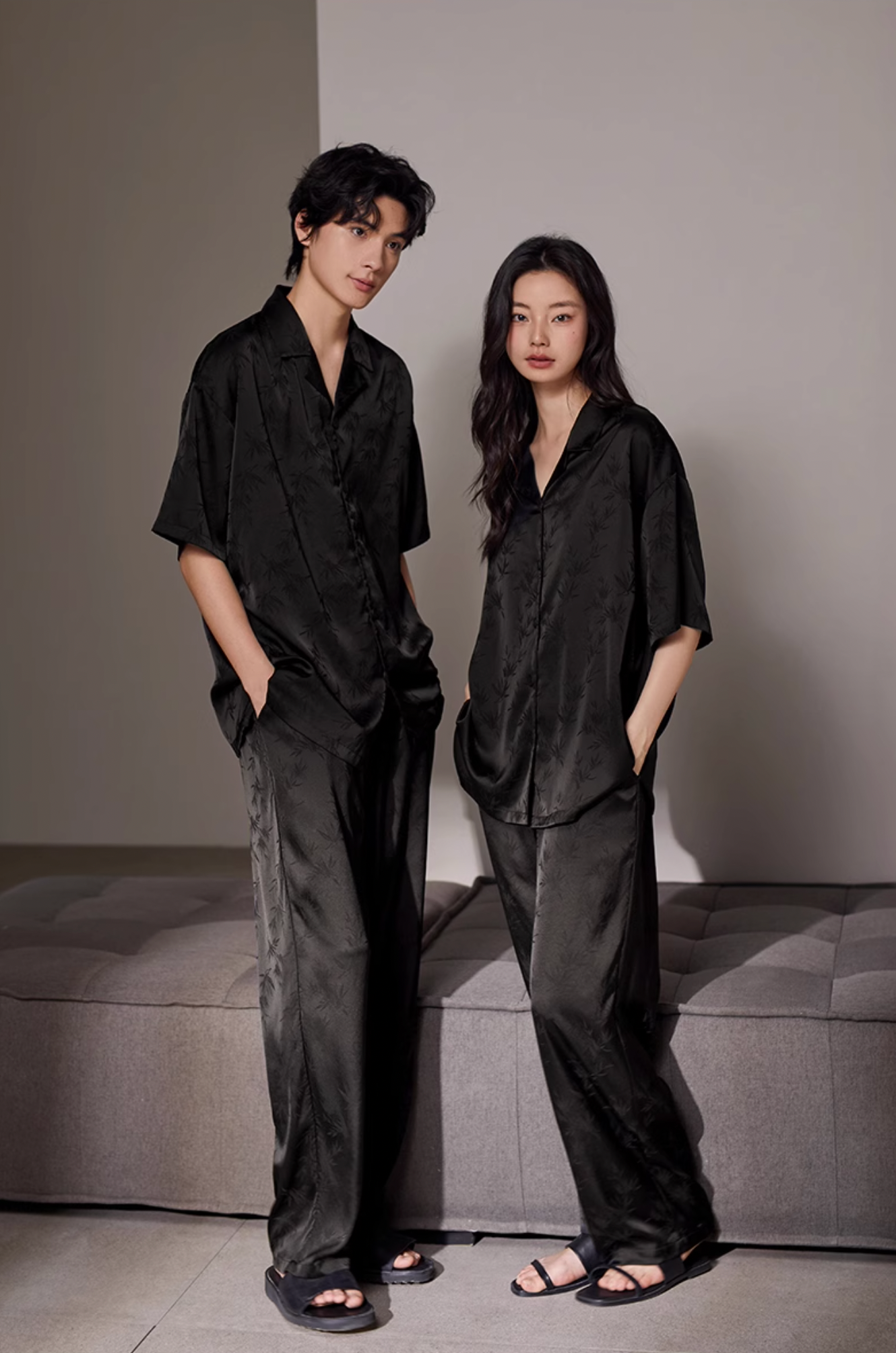 Zhú Pajamas Set (Short-Sleeve & Pants)