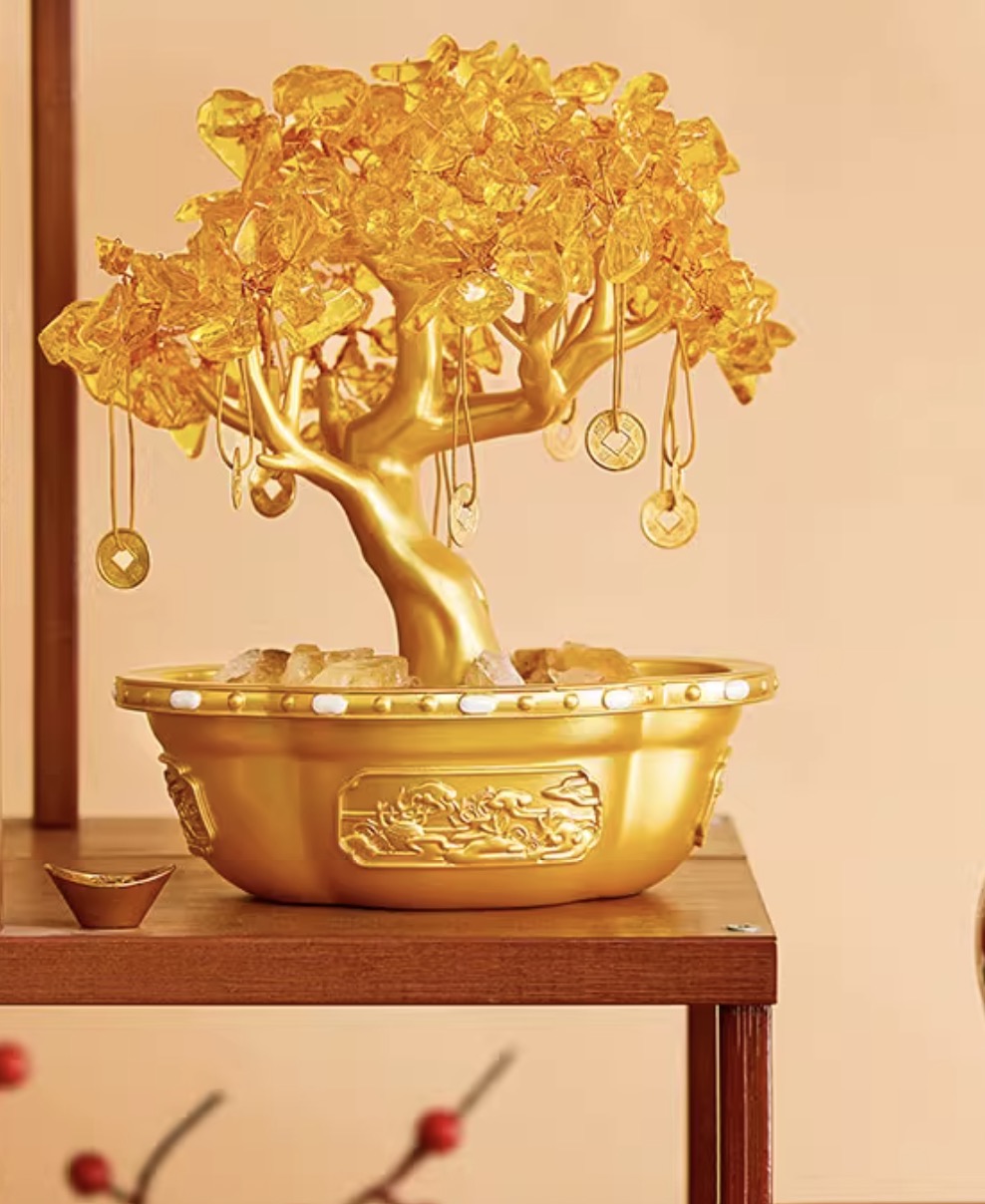 Prosperity Blooms Aromatherapy Wealth Tree Gift Set