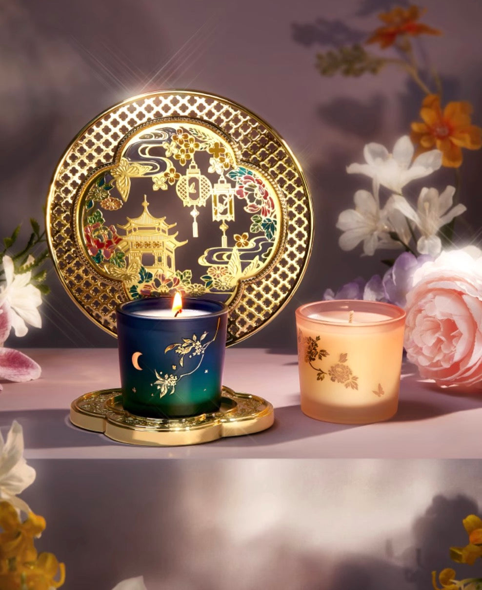 Moonlit Garden & Blossoming Pavilion Candle Gift Set