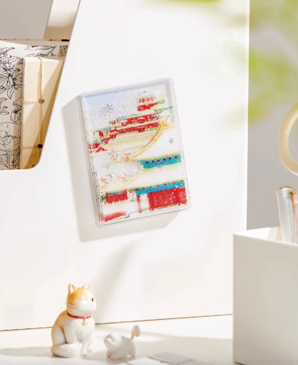The Snow of the Forbidden City Liquid Sand Magnet Gift Set