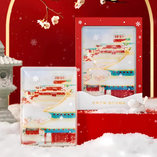 The Snow of the Forbidden City Liquid Sand Magnet Gift Set