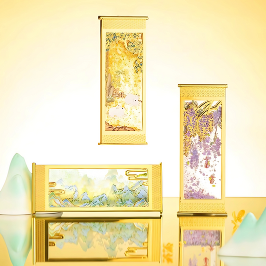 Timeless Scrolls Flowing Sand Magnet Gift Set