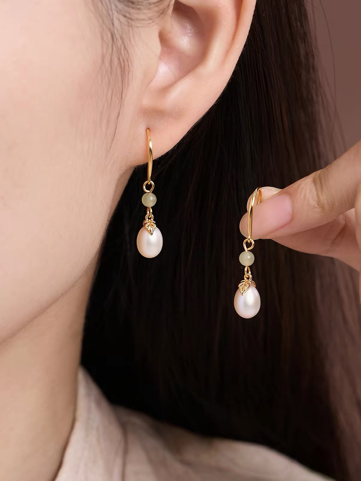 Amara Freshwater Pearl Drop Earrings