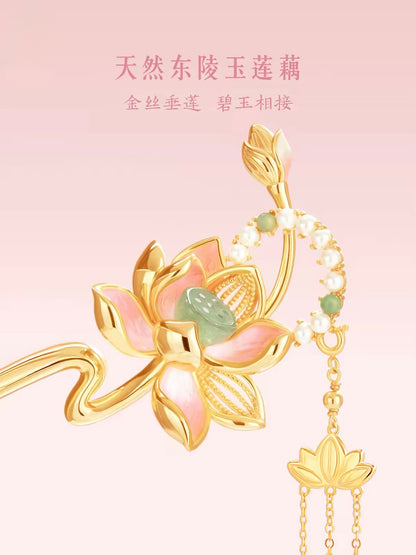 Lotus Flower Goddess Hairpin