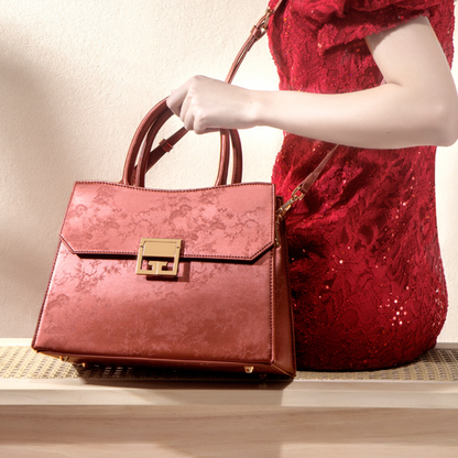 Tang Red 29 Silk Tote Bag II