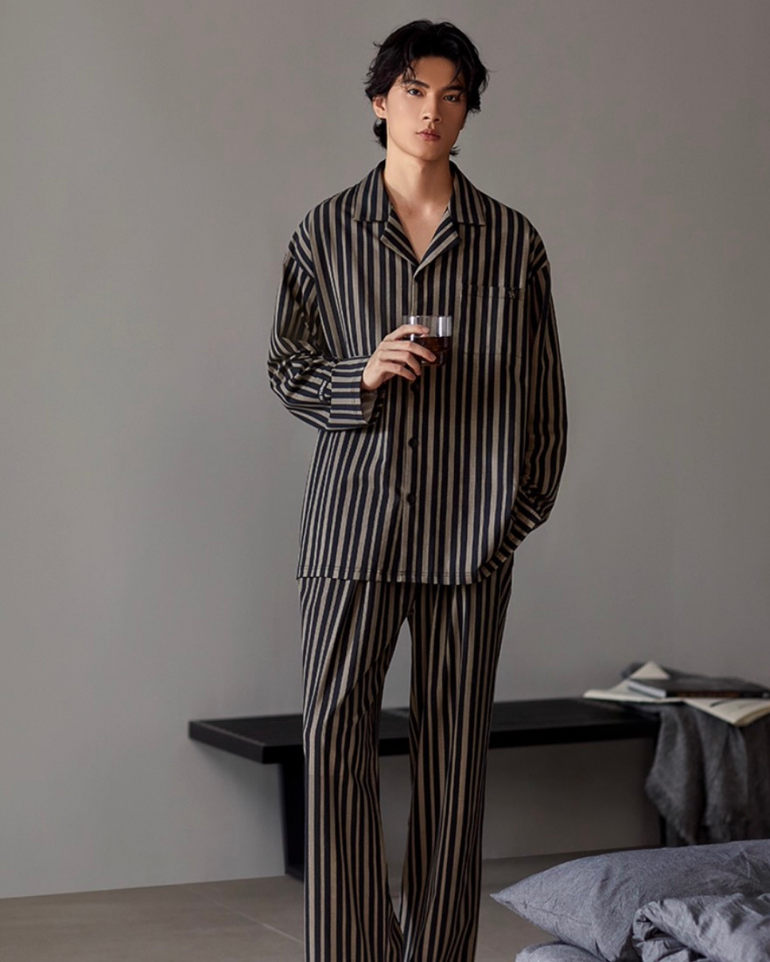 Jìn Pajamas Set (Long-Sleeve & Pants)