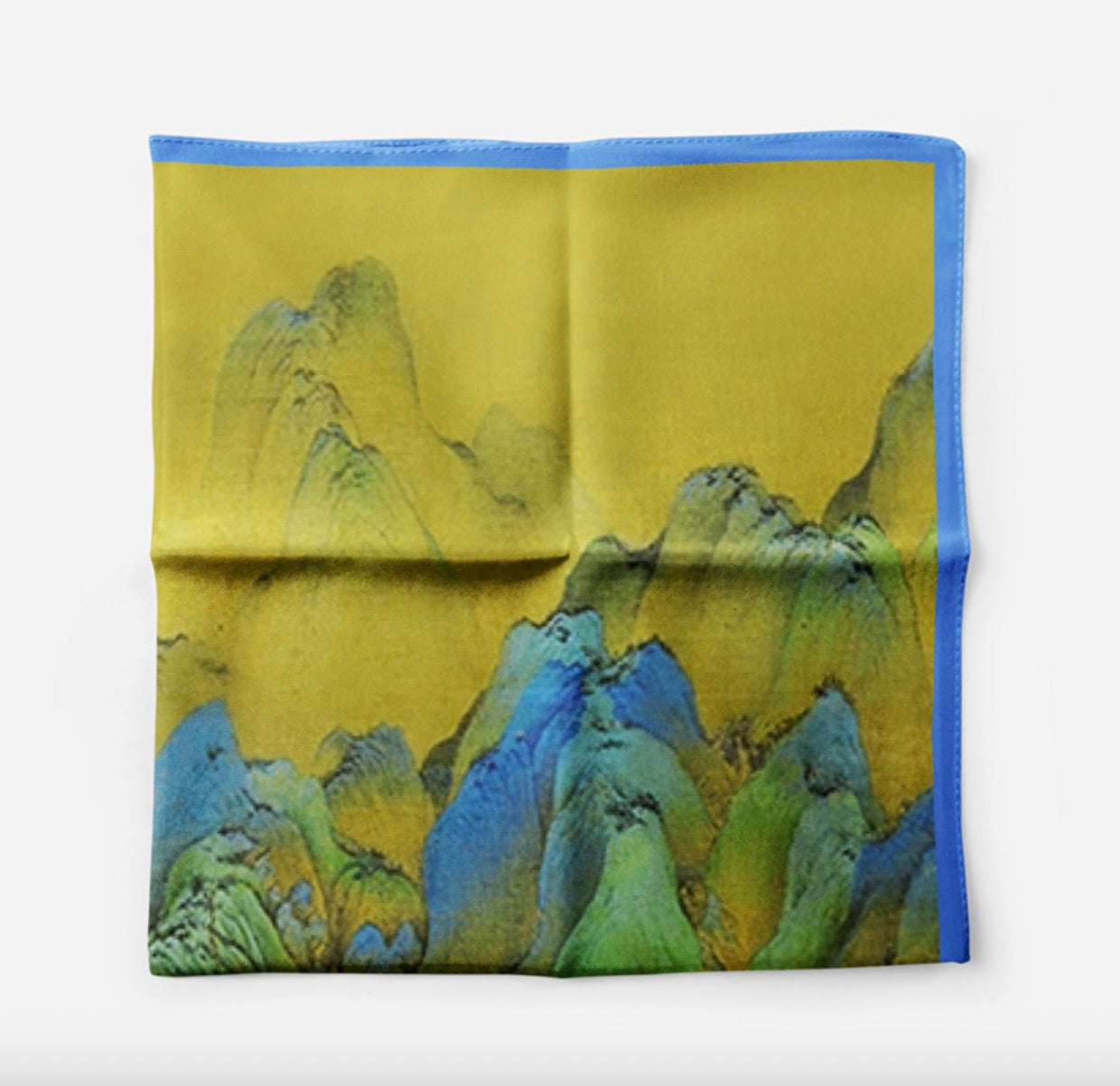 "A Thousand Li of Rivers and Mountains" Heritage Artwork Silk Scarf