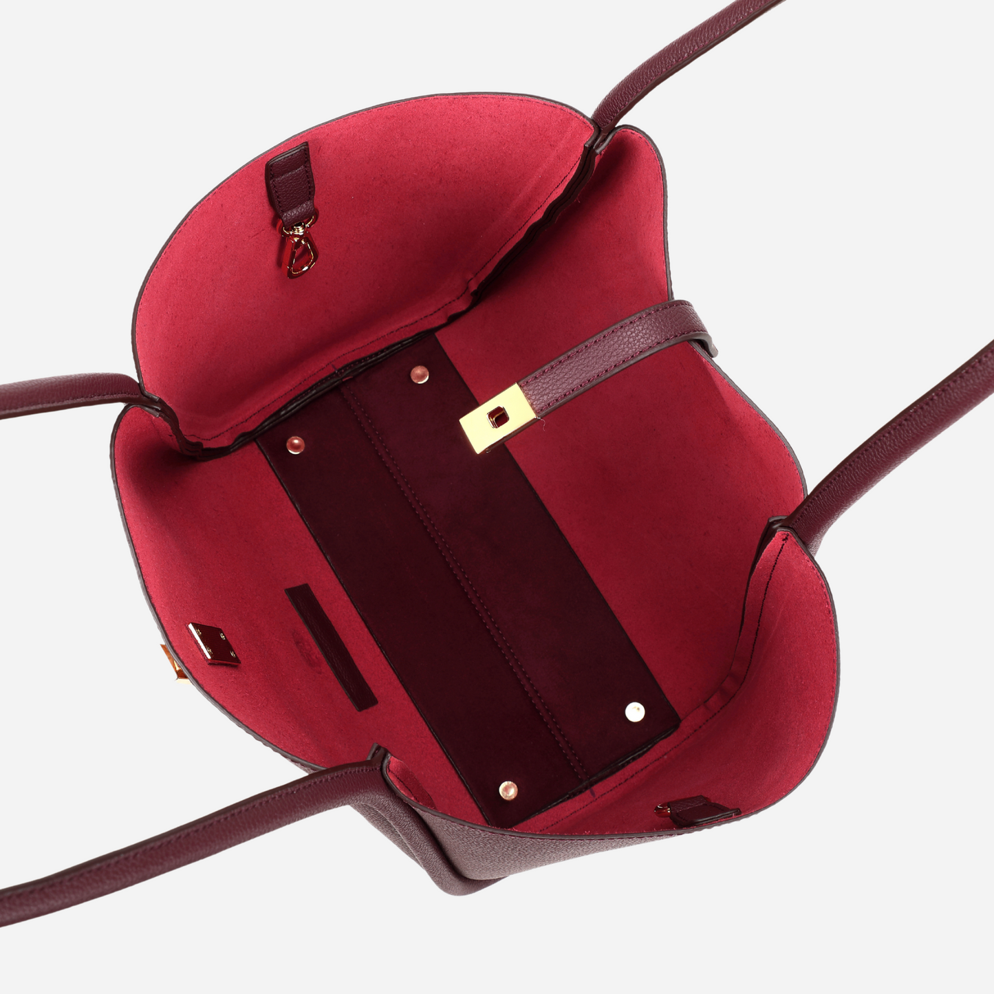 Tang Red 30 Empress Crescent Tote