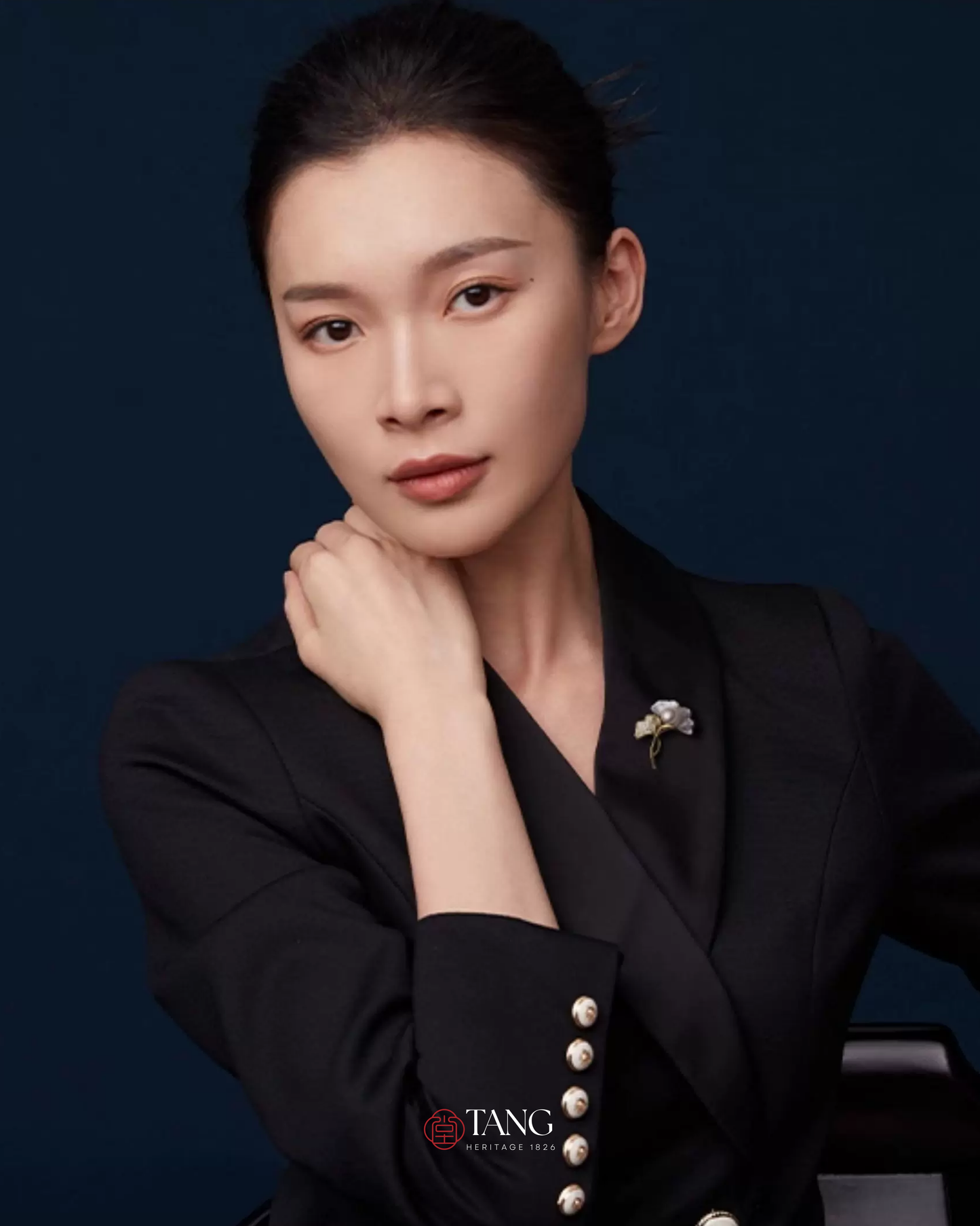 Golden Ginkgo Brooch