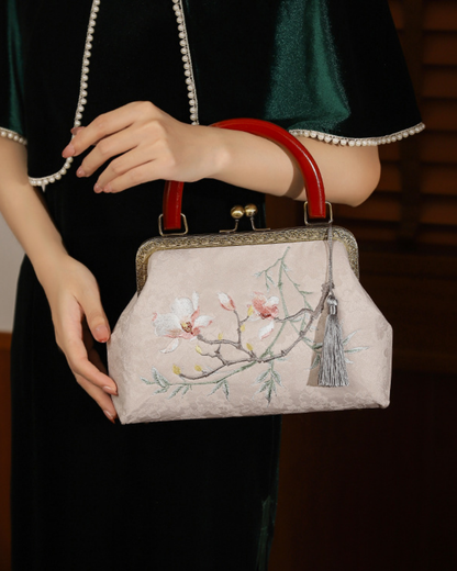 Tang Bloom Apricot Blossom Clutch