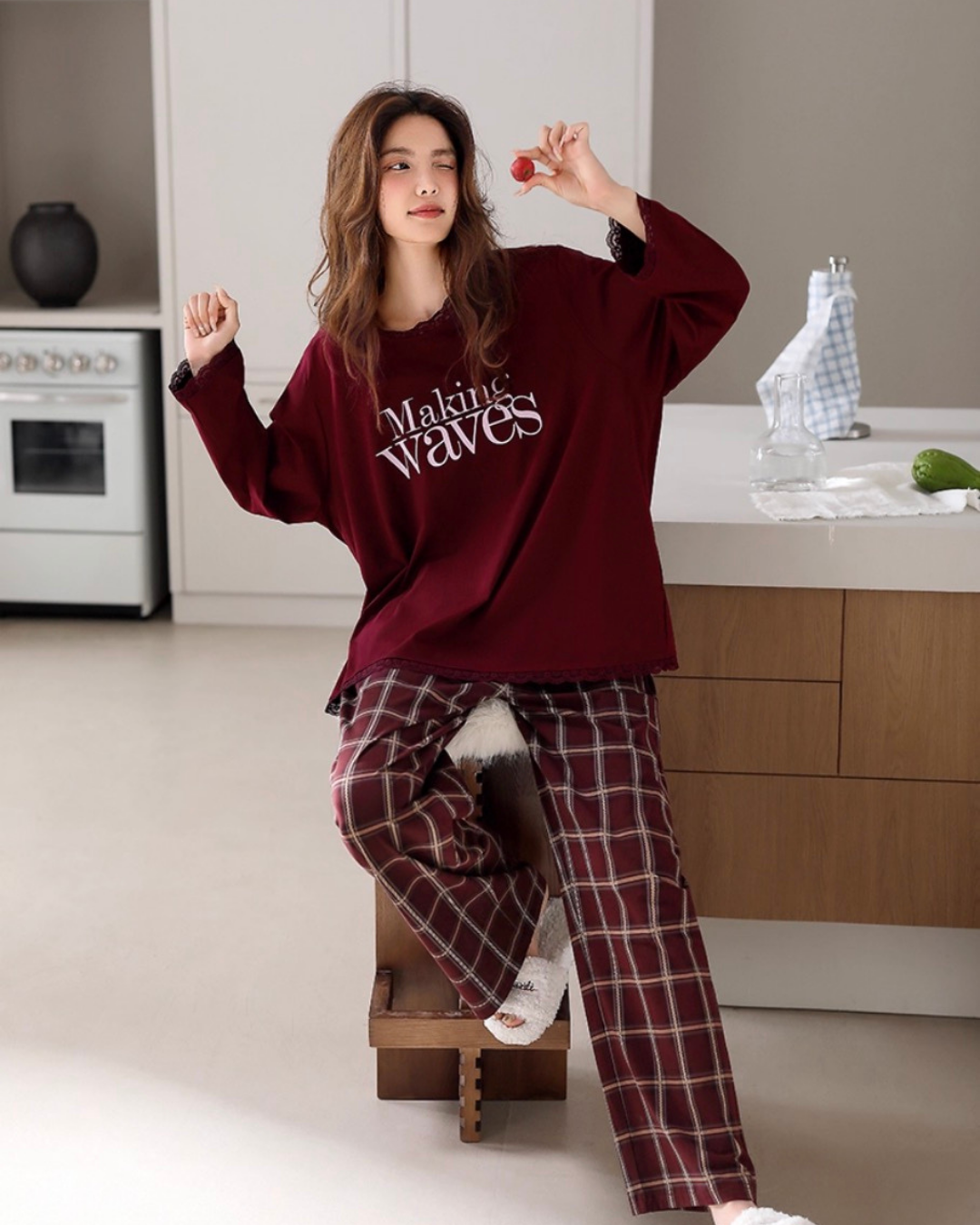 Hóng Pajamas Set (Shirt & Pants)