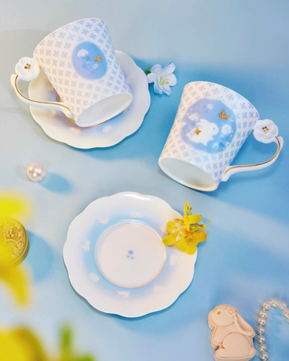 Jade Rabbit Cup & Saucer Set