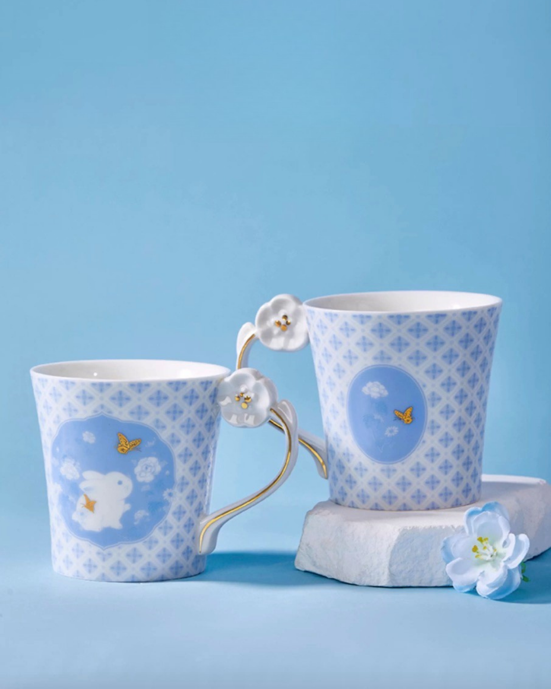 Jade Rabbit Cup & Saucer Set