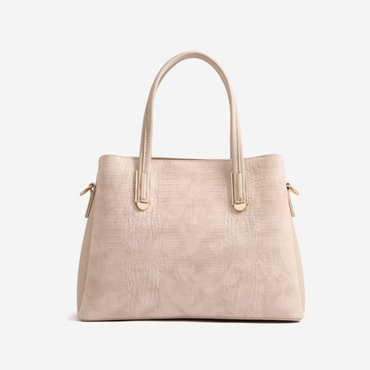 Tang Red 28 Crocodile-Embossed Tote