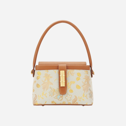 Tang Red 25 Gold Song Brocade Messenger Bag