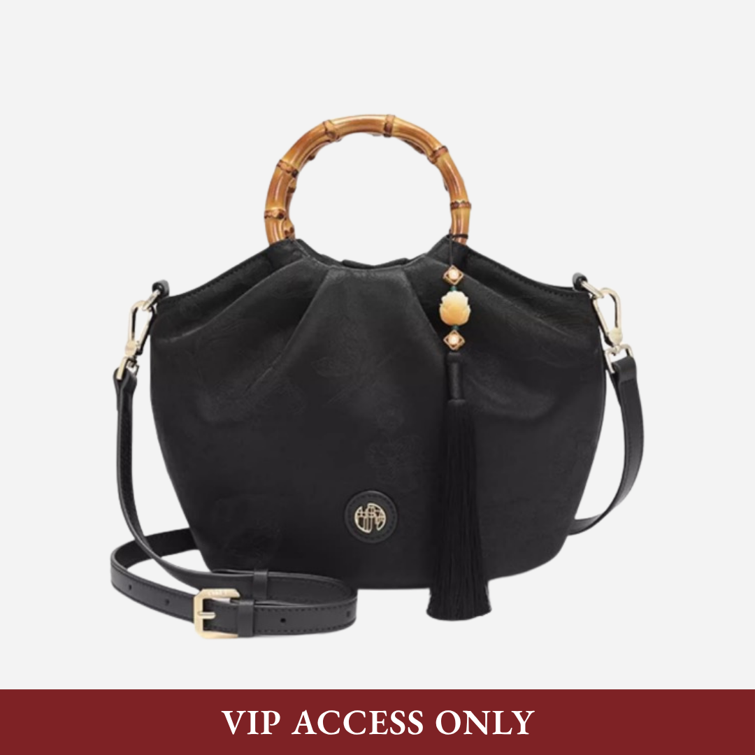 Tang Imperial 28 Cloud Silk Peony Basket Bag