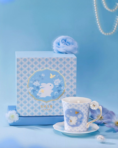 Jade Rabbit Cup & Saucer Set
